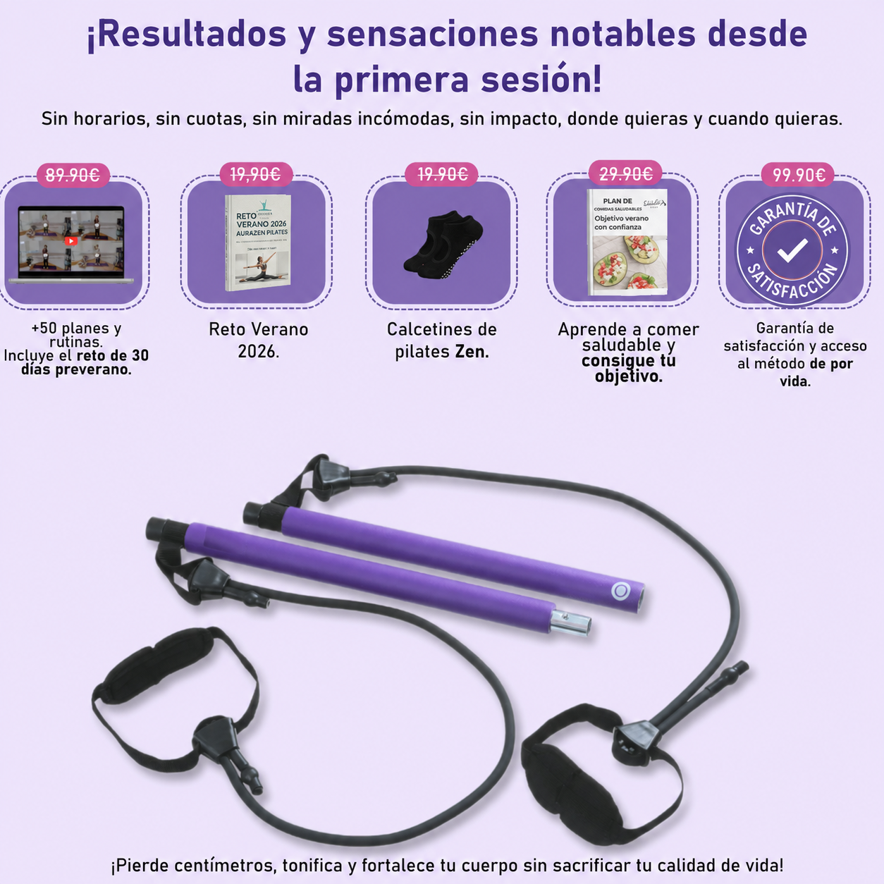 Aurazen - Barra de pilates